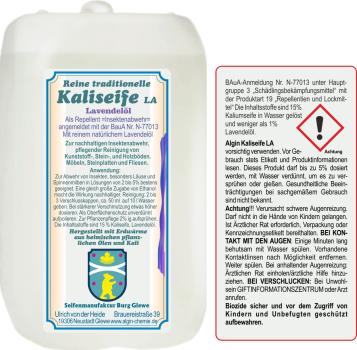 Blattlausfrei 4L pflanzliche Kaliseife mit Lavendelöl Repellent BAuA N-77013 Insekt